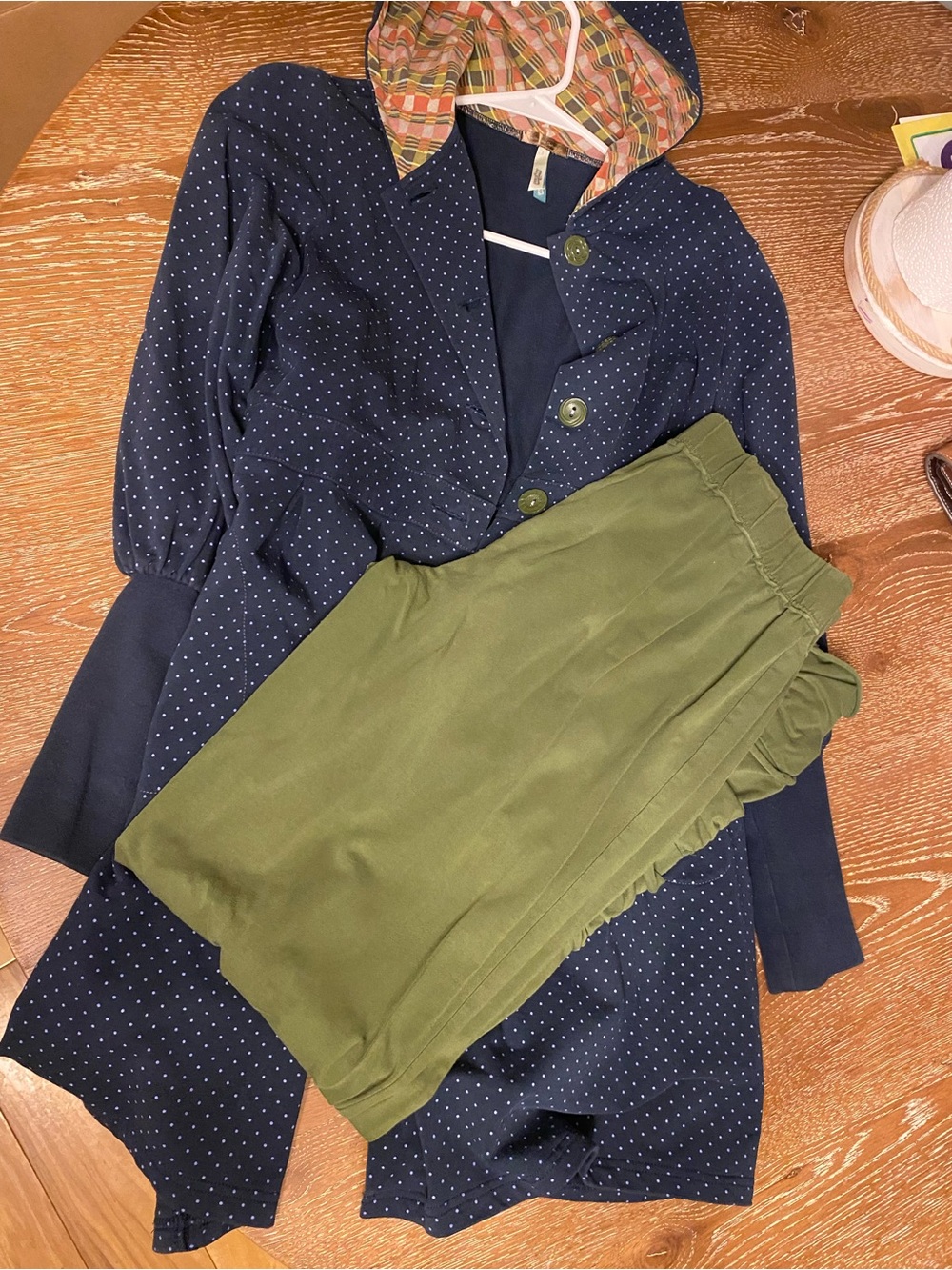 Matilda Jane Olive Green Ruffle Pants and Jacket set